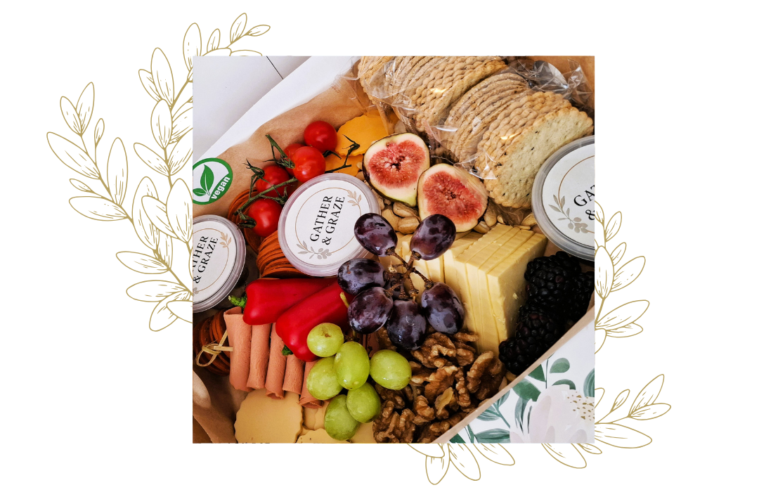 luxury Vegan charcuterie graze box