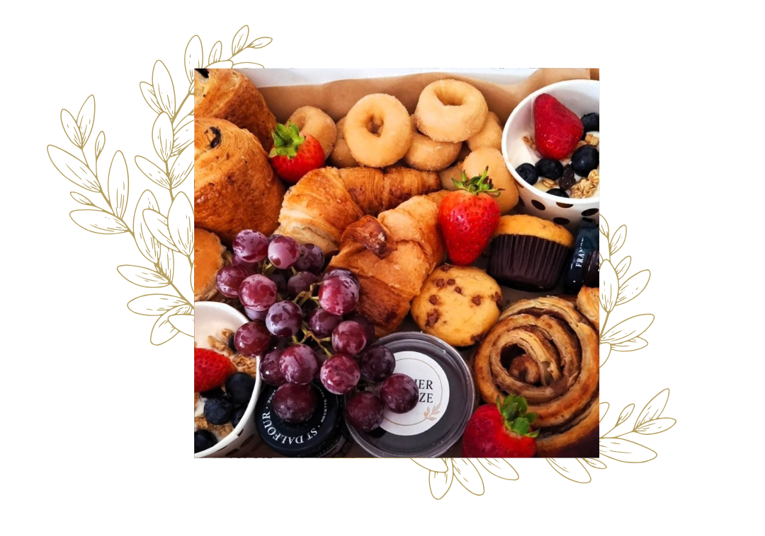 luxury breakfast platter, sweet breakfast charcuterie