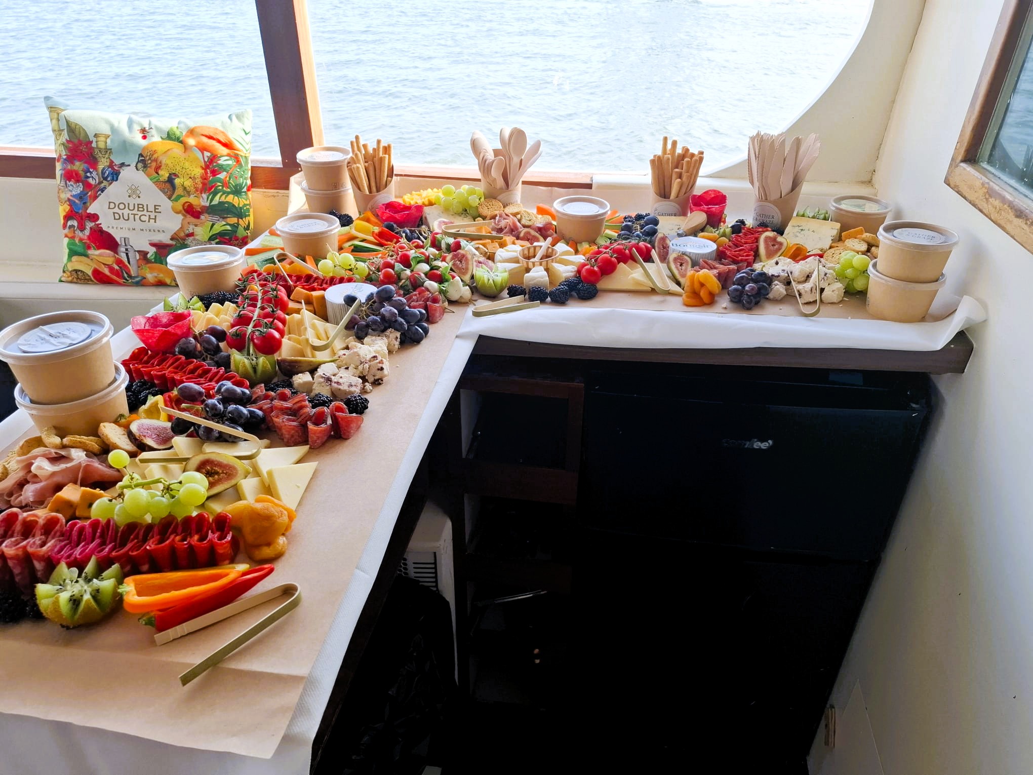 grazing table catering service for nautical event